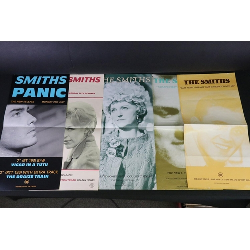 1105 - Memorabilia - The Smiths - Five Rough Trade promo posters to include Last Night I Dreamt That Somebo... 