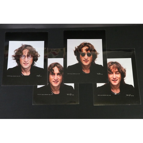 1111 - Memorabilia - John Lennon & Bob Gruen Walls And Bridges limited edition prints.  Set of four 11