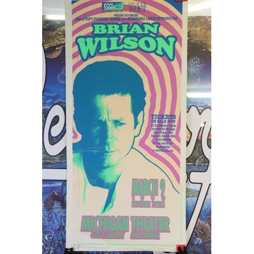 1104 - Memorabilia - Large collection of Beach Boys / Brian Wilson concert and promo posters spanning the 1... 