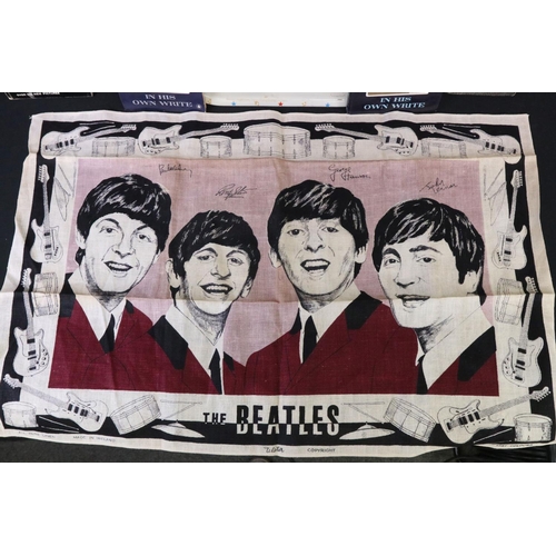 1109 - Memorabilia - Collection of Beatles items to include original Worcester Ware serving tray, Ulster Li... 