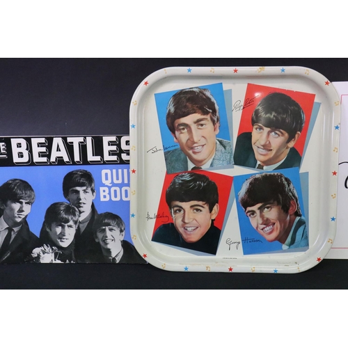 1109 - Memorabilia - Collection of Beatles items to include original Worcester Ware serving tray, Ulster Li... 