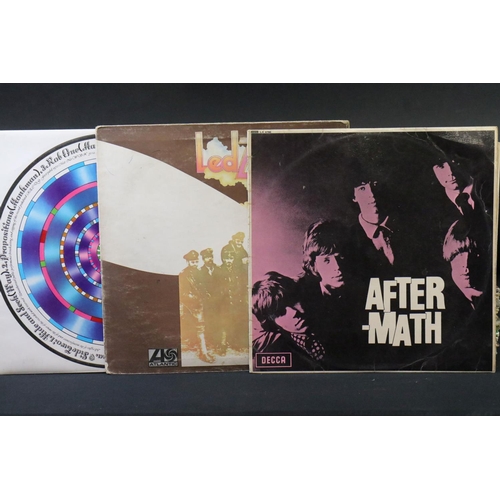 197 - Vinyl – Over 50 Rock & Pop LPs to include The Rolling Stones (Original UK Zipper Cover) + Aftermath,... 