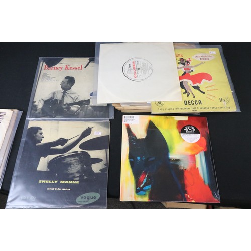 323 - Vinyl - Jazz / Latin Jazz - six original 10” albums and 78’s, to include:  Shelly Mann (2 different ... 