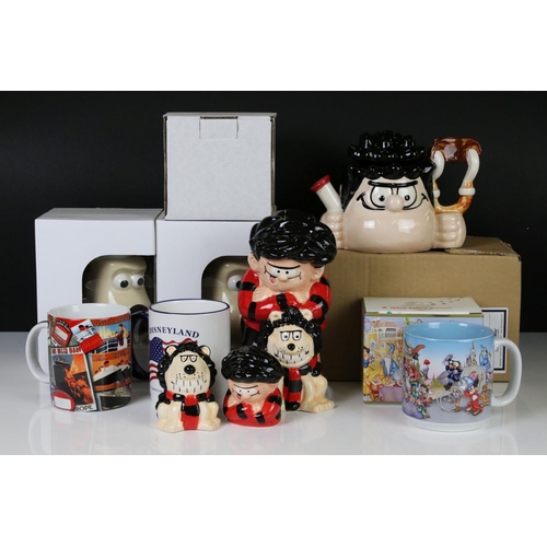 389 - Collection of Dennis the Menace items including BDPP01 Dennis the Menace Teapot, Dennis the Menace M... 