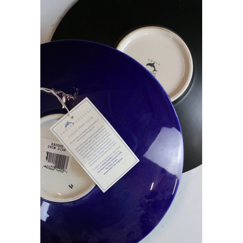 58 - Collection of Poole Pottery including Brown Lustre Vase, 38cm high, Pastel Brush Strokes Vase, 26cm ... 