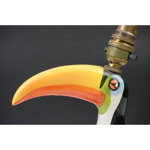 13 - Advertising - Carlton ware Guinness Toucan Ceramic Table Lamp, motto reads ' My Goodness - My Guinne... 
