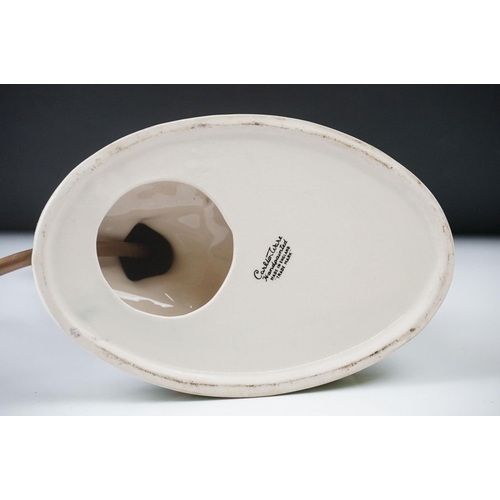 13 - Advertising - Carlton ware Guinness Toucan Ceramic Table Lamp, motto reads ' My Goodness - My Guinne... 