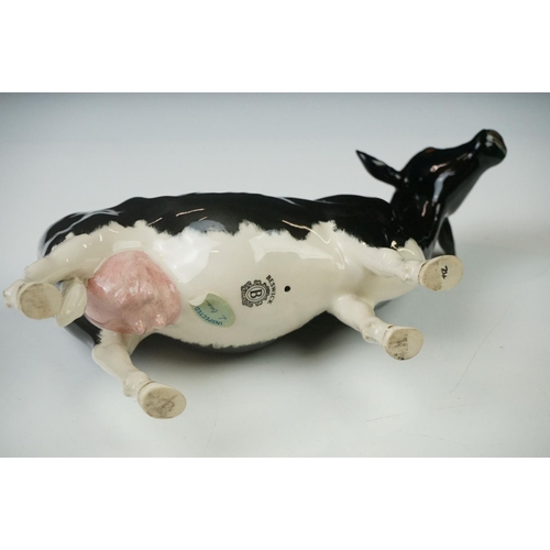 18 - Beswick Shetland Cow, model no. 4112, boxed