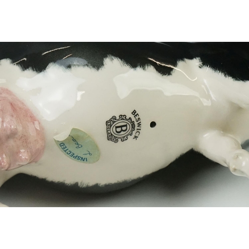 18 - Beswick Shetland Cow, model no. 4112, boxed