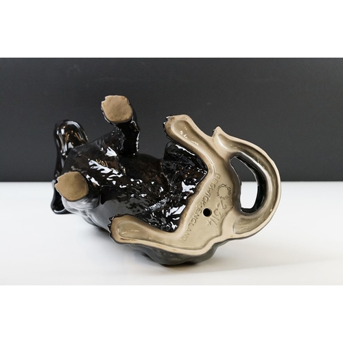 44 - Beswick Fireside Seated Black Labrador, model no. 2314, 34cm high