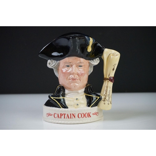 30 - Three Royal Doulton International Collection Medium Character Jugs including Samurai Warrior, Captai... 