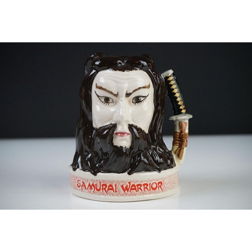 30 - Three Royal Doulton International Collection Medium Character Jugs including Samurai Warrior, Captai... 