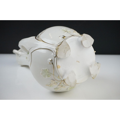 32 - Pair of 19th century Staffordshire Flatback Figures titled ' War ' and ' Peace ' modelled as a Soldi... 