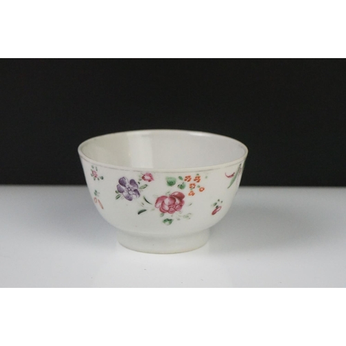 39 - Collection of Chinese Tea Bowls, Cups and Saucers, 18th century onwards, mainly famille rose and blu... 