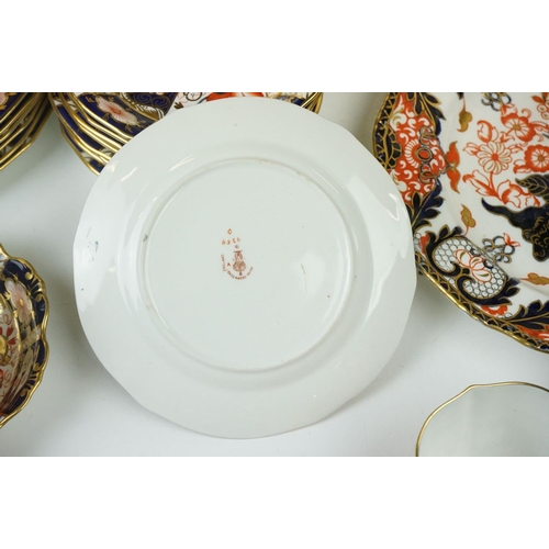 9 - Collection of Royal Crown Derby Imari 2451 pattern Tea ware including Eight Tea Cups and Eight Sauce... 