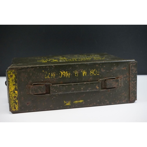 74 - A British Military (NATO) 7.62mm 200 Cartridge Ammunition Box.