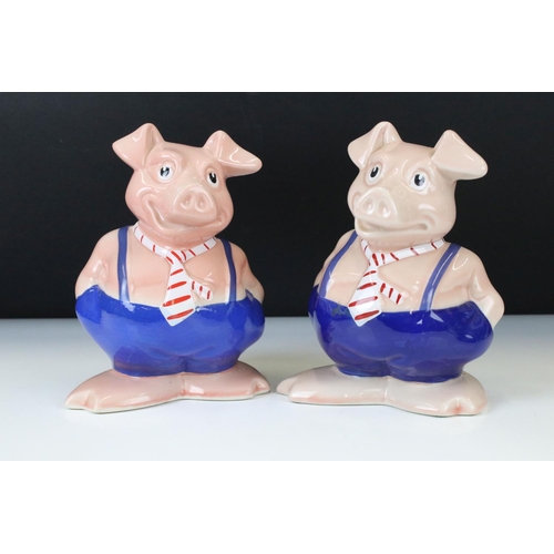 116 - Ten Wade NatWest pig money banks to include Cousin Wesley, Sir Nathaniel Westminster the father, 2 x... 