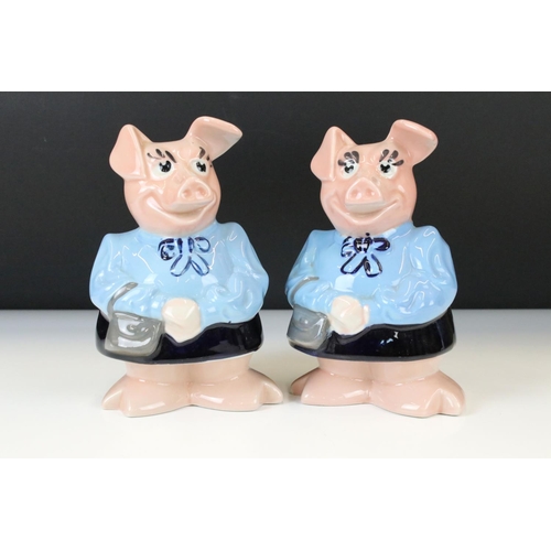 116 - Ten Wade NatWest pig money banks to include Cousin Wesley, Sir Nathaniel Westminster the father, 2 x... 