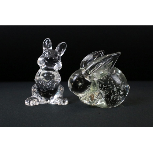 118 - Collection of 20th Century glassware, 21 pieces, to include 9 x Princes House animal ornaments, a Ro... 