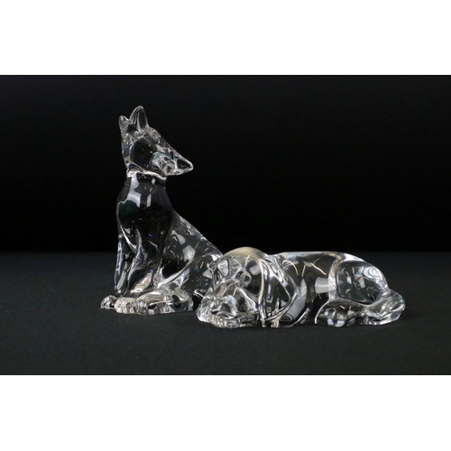 118 - Collection of 20th Century glassware, 21 pieces, to include 9 x Princes House animal ornaments, a Ro... 