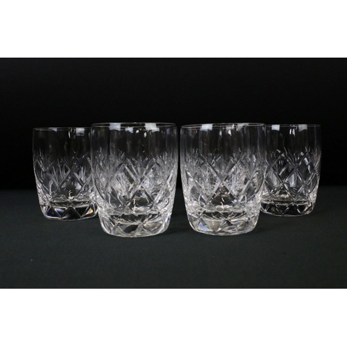 119 - Collection of 20th Century Cut Crystal Glassware to include a boxed Edinburgh Crystal set of 6 tumbl... 