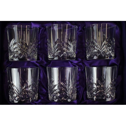 119 - Collection of 20th Century Cut Crystal Glassware to include a boxed Edinburgh Crystal set of 6 tumbl... 