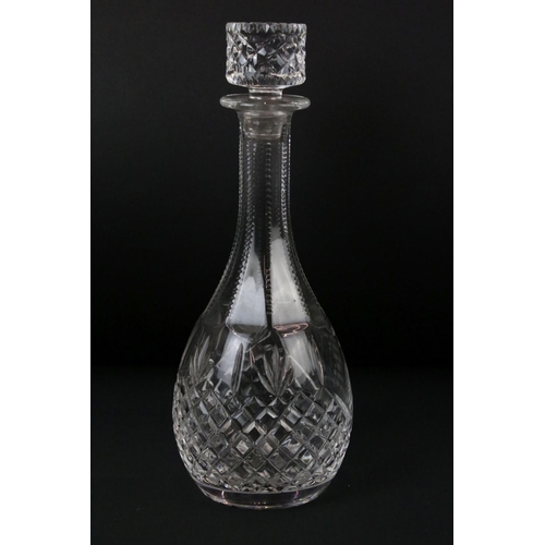 127 - Collection of 20th Century glassware to include 8 x decanters & stoppers (featuring Royal Doulton, 2... 