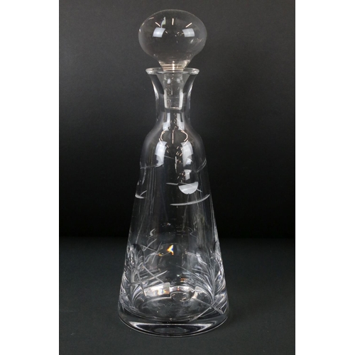 127 - Collection of 20th Century glassware to include 8 x decanters & stoppers (featuring Royal Doulton, 2... 