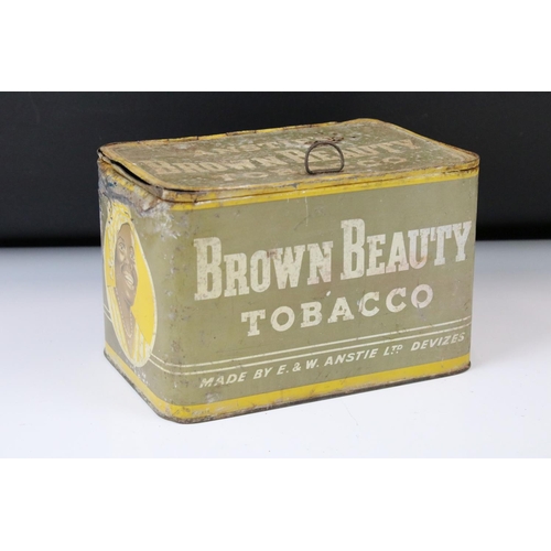 194A - Advertising - Eartly to Mid 20th century ' Anstie's Brown Beauty Tobacco ' Tin made by E & W Anstie ... 