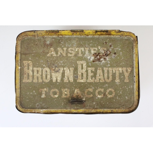 194A - Advertising - Eartly to Mid 20th century ' Anstie's Brown Beauty Tobacco ' Tin made by E & W Anstie ... 