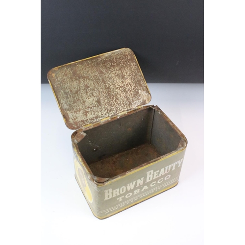 194A - Advertising - Eartly to Mid 20th century ' Anstie's Brown Beauty Tobacco ' Tin made by E & W Anstie ... 