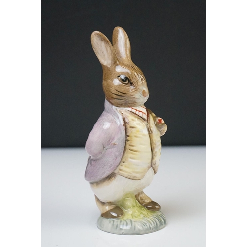 22 - Nine Boxed Royal Albert 'The World of Beatrix Potter' figures to include Mrs Flopsy Bunny, Mrs Rabbi... 