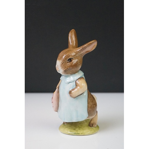 22 - Nine Boxed Royal Albert 'The World of Beatrix Potter' figures to include Mrs Flopsy Bunny, Mrs Rabbi... 