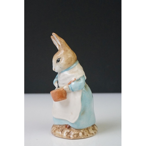 22 - Nine Boxed Royal Albert 'The World of Beatrix Potter' figures to include Mrs Flopsy Bunny, Mrs Rabbi... 