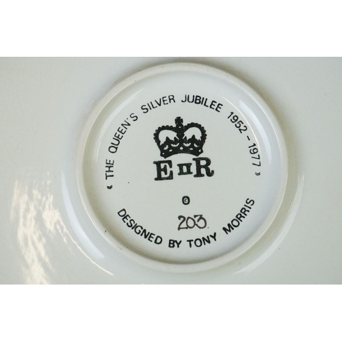 29 - Poole Pottery ' The Queen's Silver Jubilee 1952-1977 ' commemorative ltd edn charger, designed by To... 