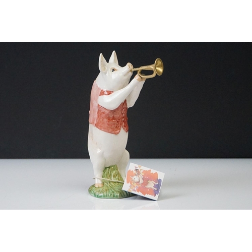 36 - 13 Beswick ' Pig Promenade ' band figures to include 2 x PP 9 Christopher (one boxed), PP 7 James, P... 