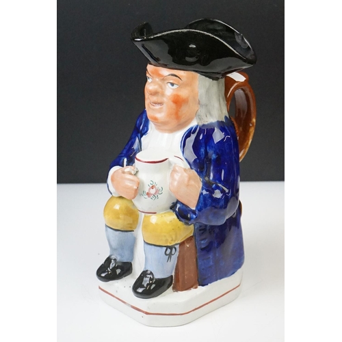 38 - Six Large Royal Doulton character jugs to include D 6967 Captain Bligh, D 6817 Chelsea Pensioner, D ... 