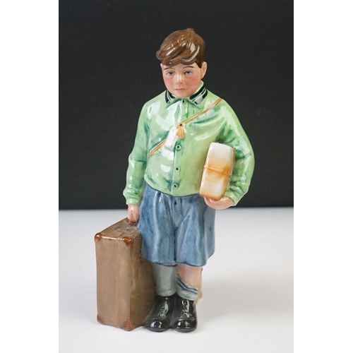 64 - Two Royal Doulton Ltd Edn porcelain figures to include HN 3203 The Girl Evacuee and HN 3202 The Boy ... 