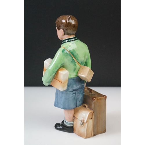 64 - Two Royal Doulton Ltd Edn porcelain figures to include HN 3203 The Girl Evacuee and HN 3202 The Boy ... 