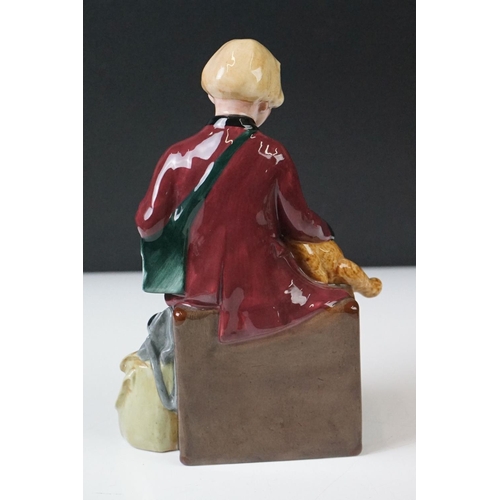 64 - Two Royal Doulton Ltd Edn porcelain figures to include HN 3203 The Girl Evacuee and HN 3202 The Boy ... 