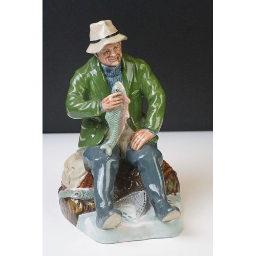 69 - Three Royal Doulton porcelain figures to include ' The Auctioneer ' Collectors Club Exclusive (HN298... 