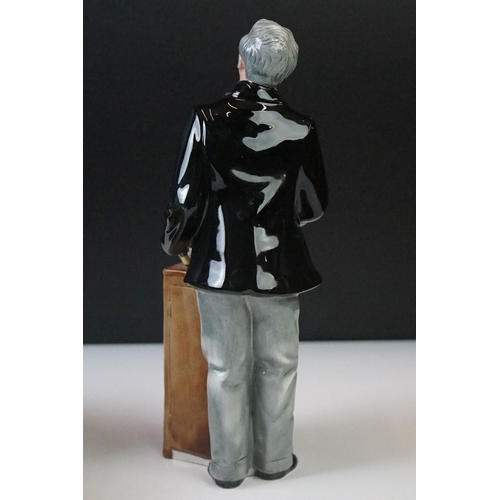 69 - Three Royal Doulton porcelain figures to include ' The Auctioneer ' Collectors Club Exclusive (HN298... 