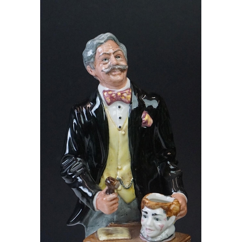 69 - Three Royal Doulton porcelain figures to include ' The Auctioneer ' Collectors Club Exclusive (HN298... 