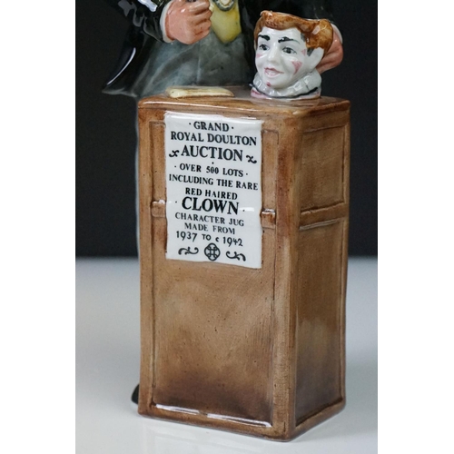 69 - Three Royal Doulton porcelain figures to include ' The Auctioneer ' Collectors Club Exclusive (HN298... 