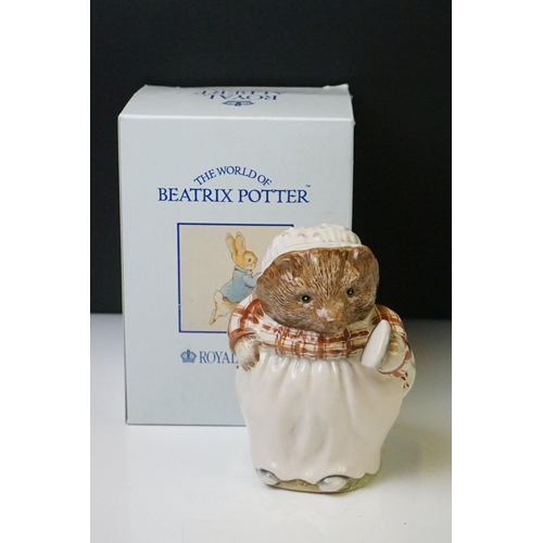 76 - Four Boxed Royal Albert ' The World of Beatrix Potter ' ceramic figures to include Peter with Red Po... 