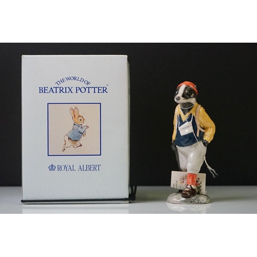 76 - Four Boxed Royal Albert ' The World of Beatrix Potter ' ceramic figures to include Peter with Red Po... 