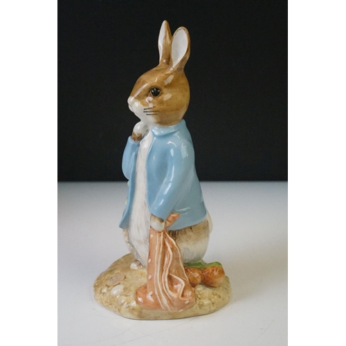 76 - Four Boxed Royal Albert ' The World of Beatrix Potter ' ceramic figures to include Peter with Red Po... 