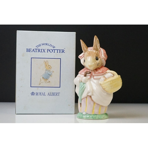 76 - Four Boxed Royal Albert ' The World of Beatrix Potter ' ceramic figures to include Peter with Red Po... 