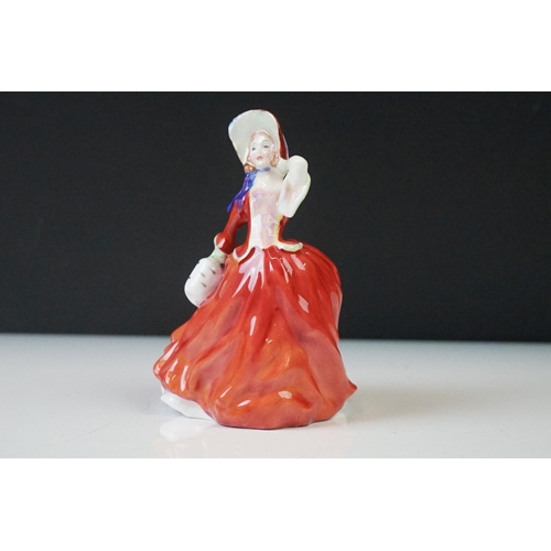 77 - Six Royal Doulton Porcelain Lady Figures to include 2 x Collectors Club Exclusives (HN 4250 Sentimen... 