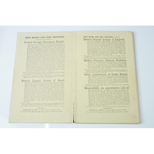 102 - Florence Nightingale ' Notes on Nursing ' First Edition (London, Harrison, 1860), with advertisement... 